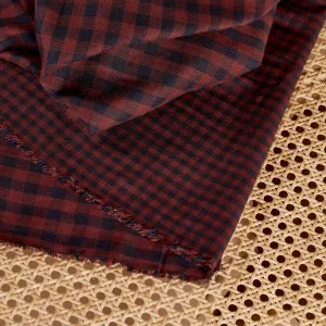 Gingham Double Gauze - Atelier Brunette - Night Rust