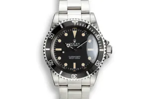 1984 Rolex Submariner 5513 MK V Maxi Dial