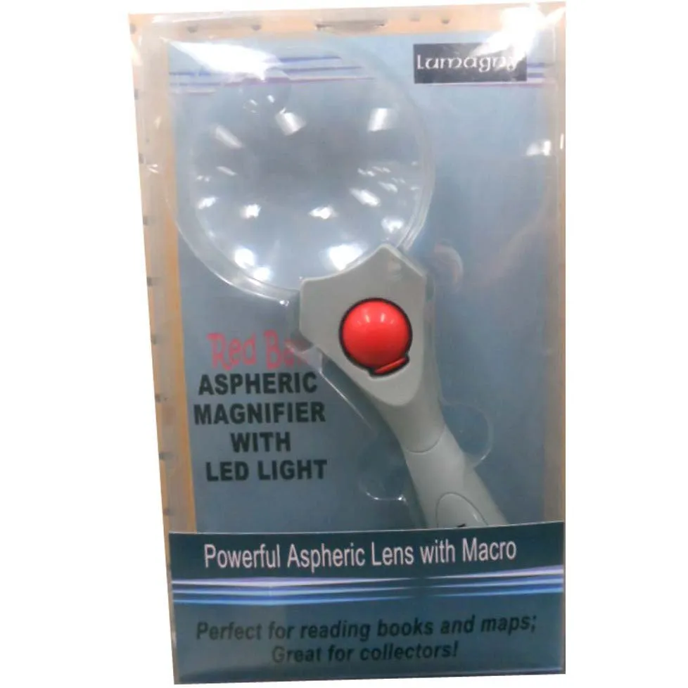 3x/5x 3.5" Rimless Lens Magnifier & Patented Roller Ball Design  - MP-13938