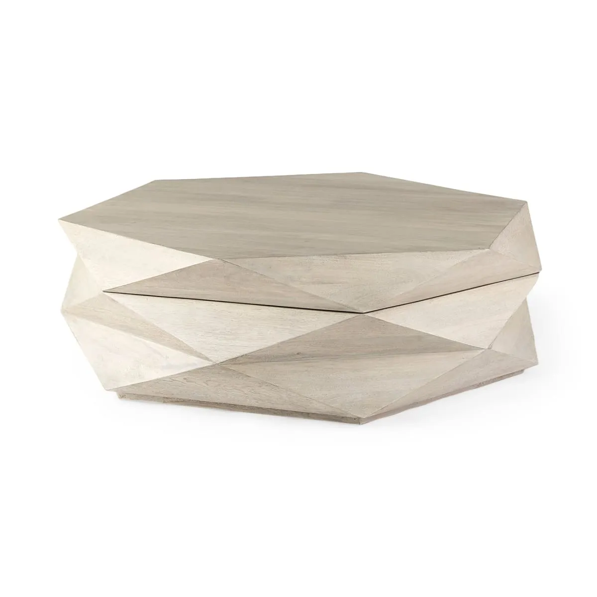 Arreto Coffee Table White Wood