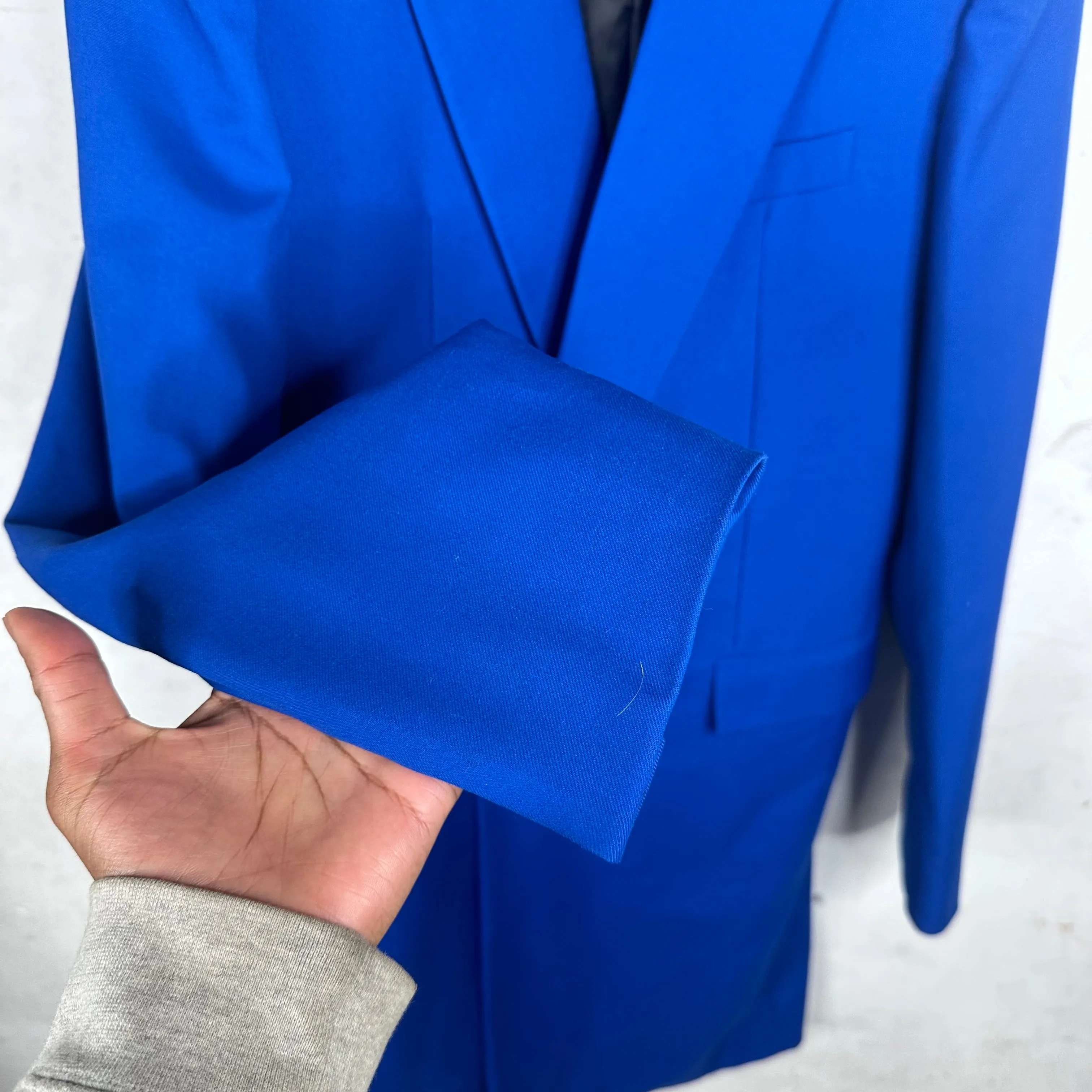 Balenciaga Royal Blue Tall Blazer