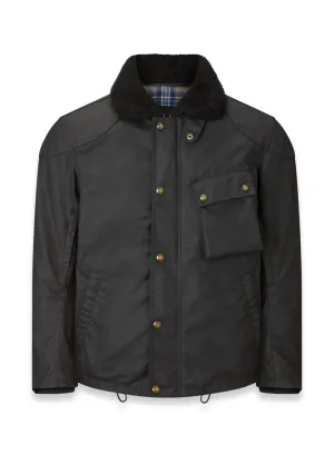 Belstaff Convoy Men's Waxed Cotton Jacket - Black