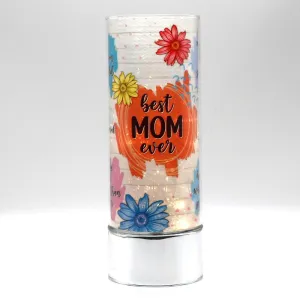 Best Mom Ever Insert and Sparkle Glass™ Accent Light