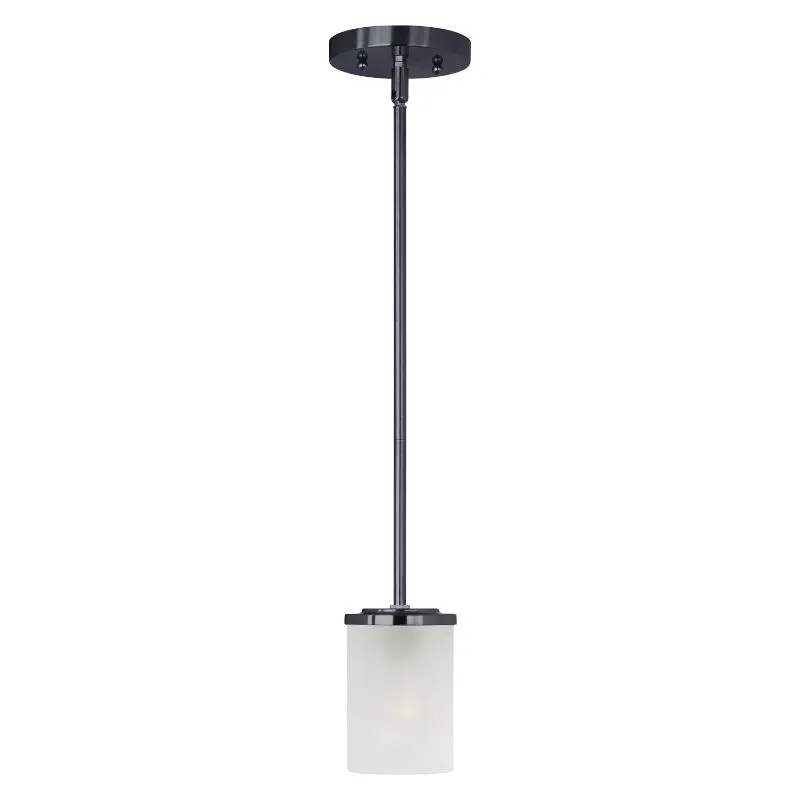 Corona 5" Single Light Mini Pendant in Black