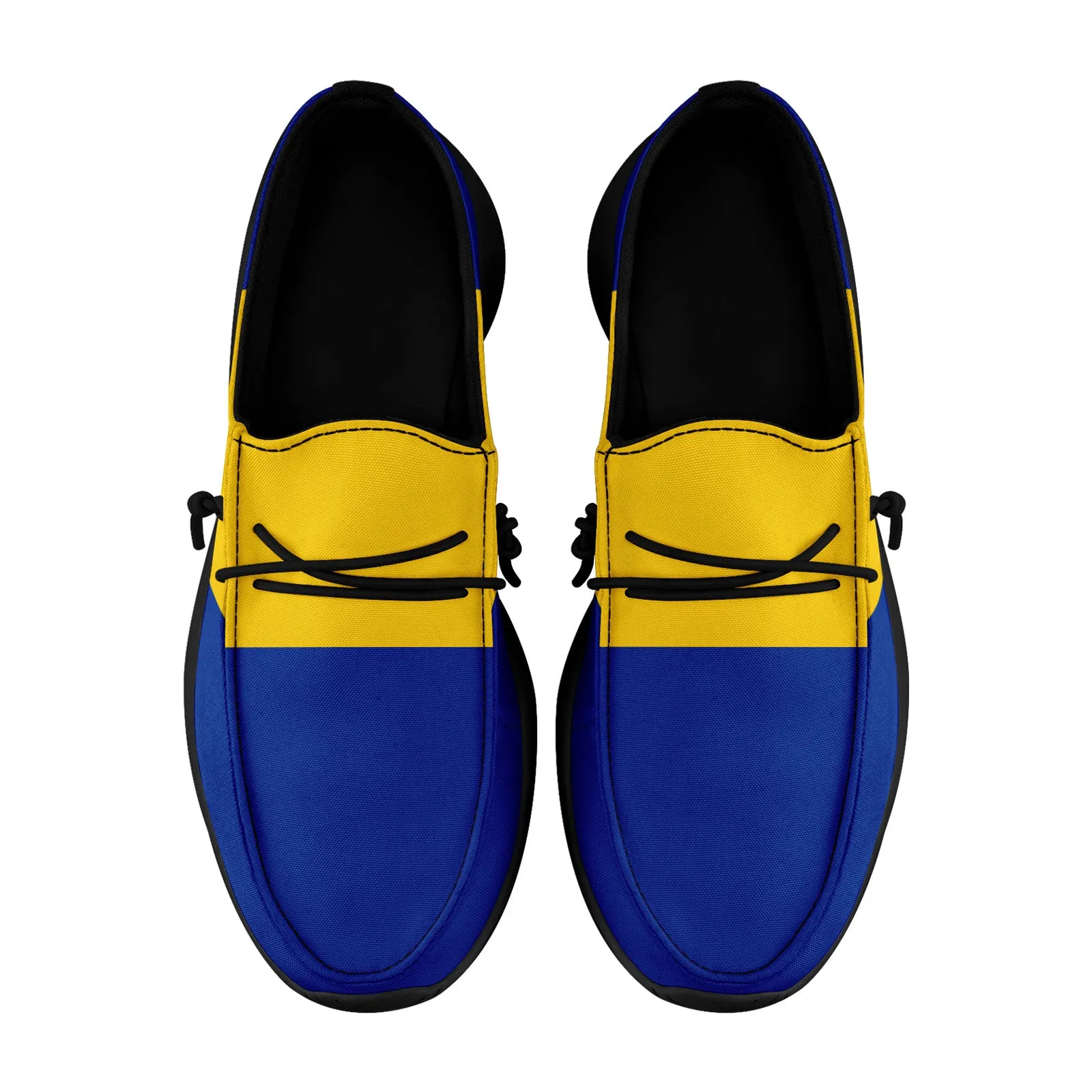 Custom Blue Yellow Los Angeles Jacket and Sports Shoes Combo Offer Personalized Combo ZH-D020294-15