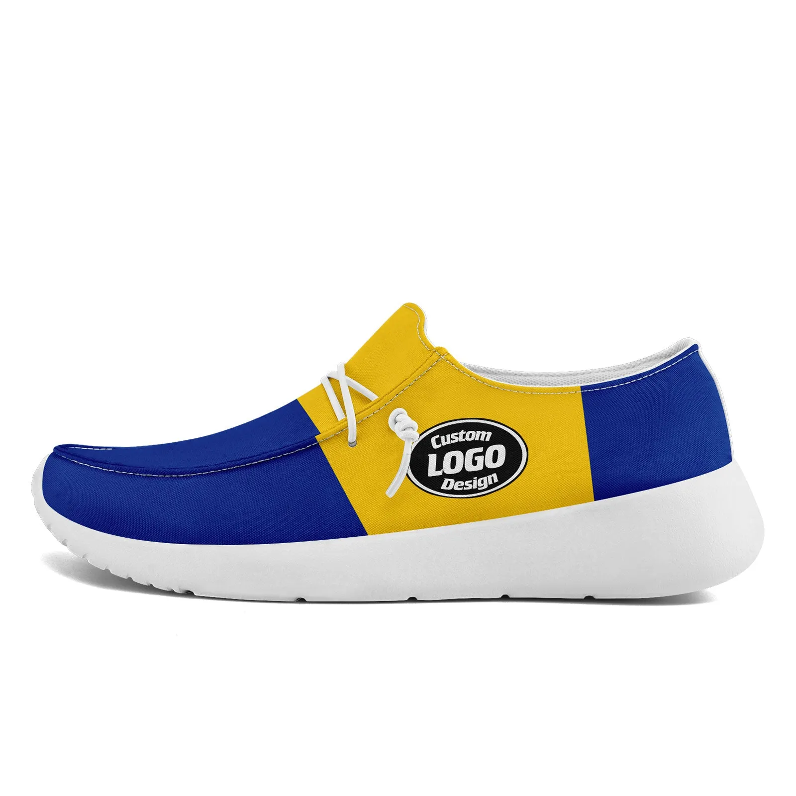 Custom Blue Yellow Los Angeles Jacket and Sports Shoes Combo Offer Personalized Combo ZH-D020294-15