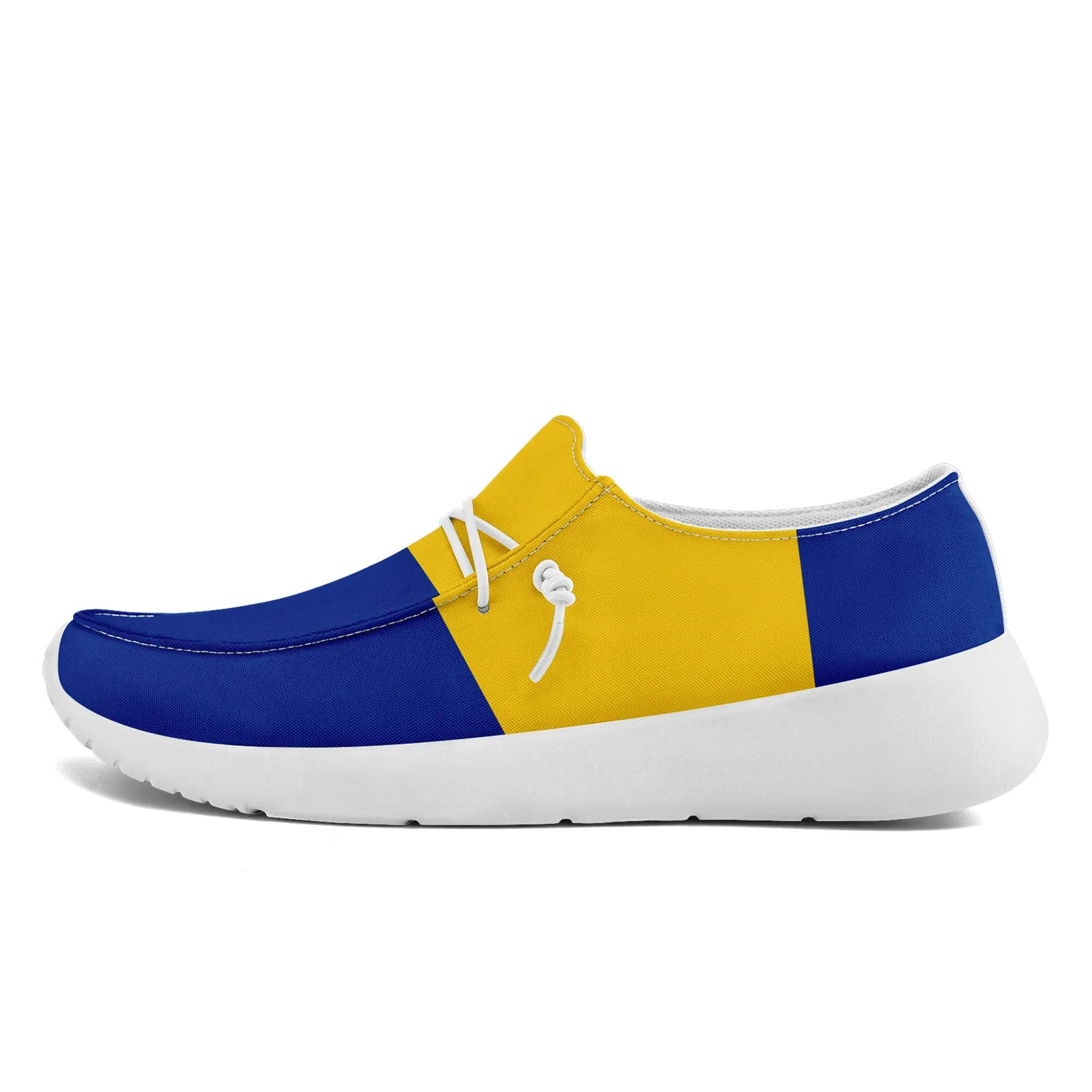 Custom Blue Yellow Los Angeles Jacket and Sports Shoes Combo Offer Personalized Combo ZH-D020294-15