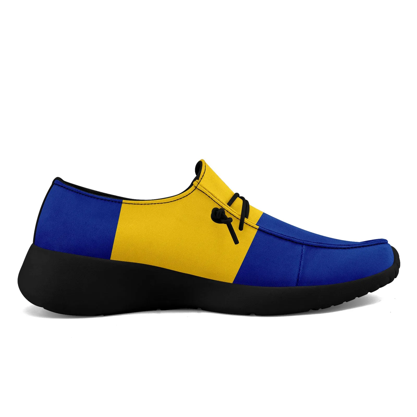 Custom Blue Yellow Los Angeles Jacket and Sports Shoes Combo Offer Personalized Combo ZH-D020294-15