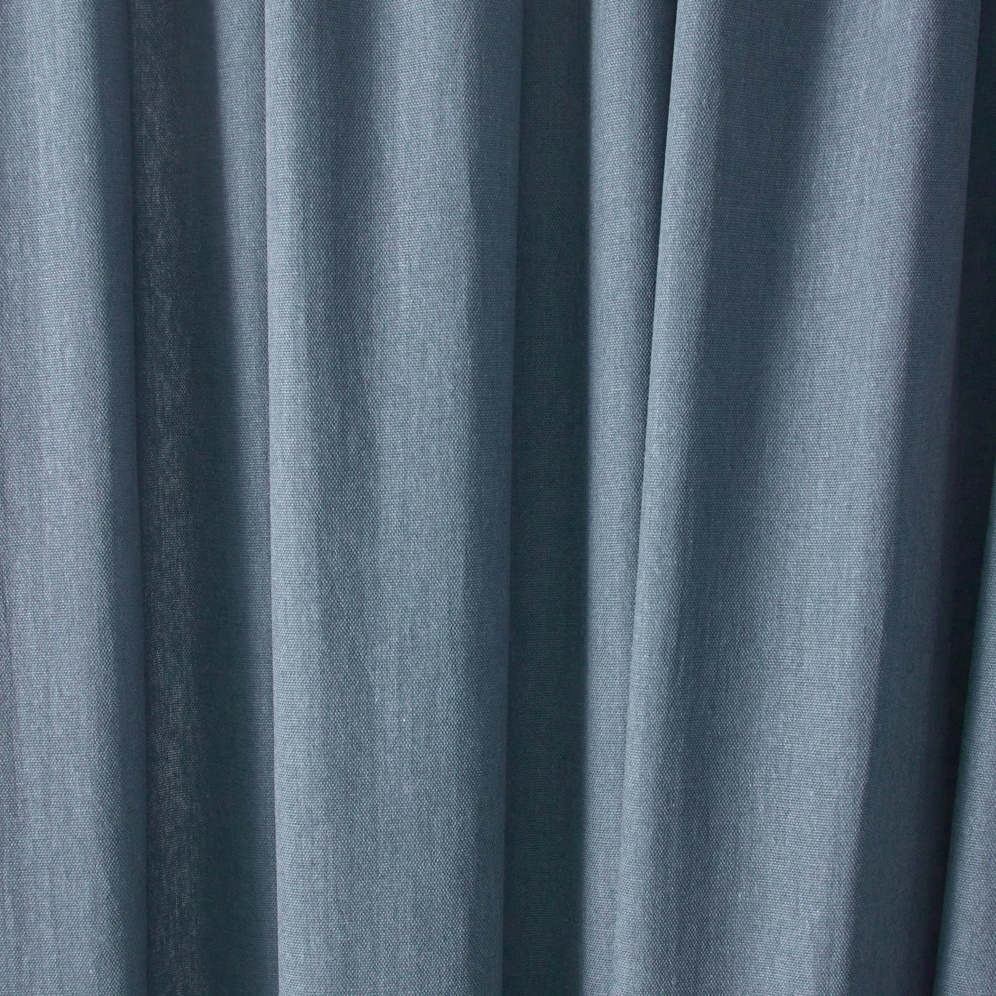 Dijon Pair of Pencil Pleat Curtains by Fusion in Light Blue