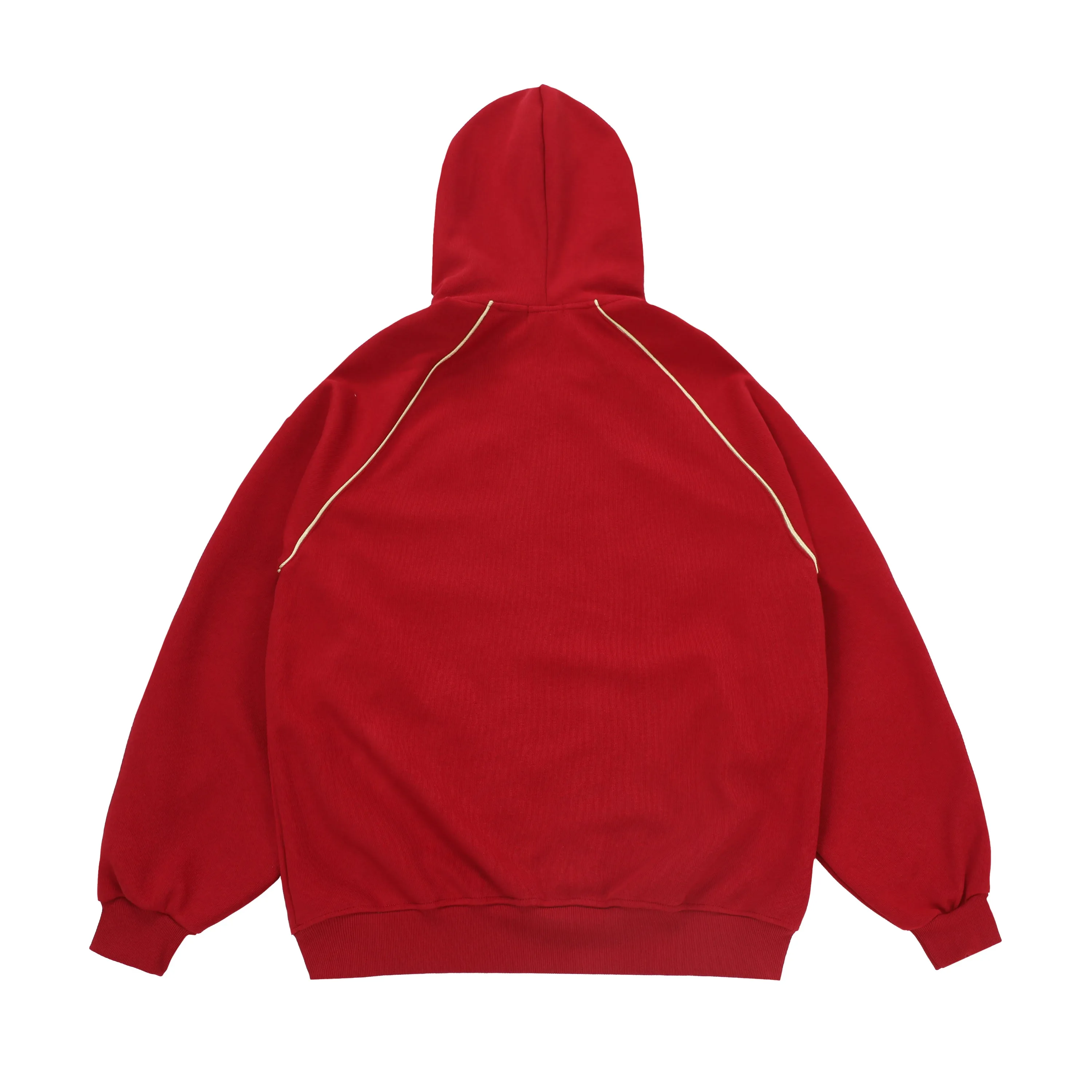 Faire Echo Retro Red Zip-up Coat