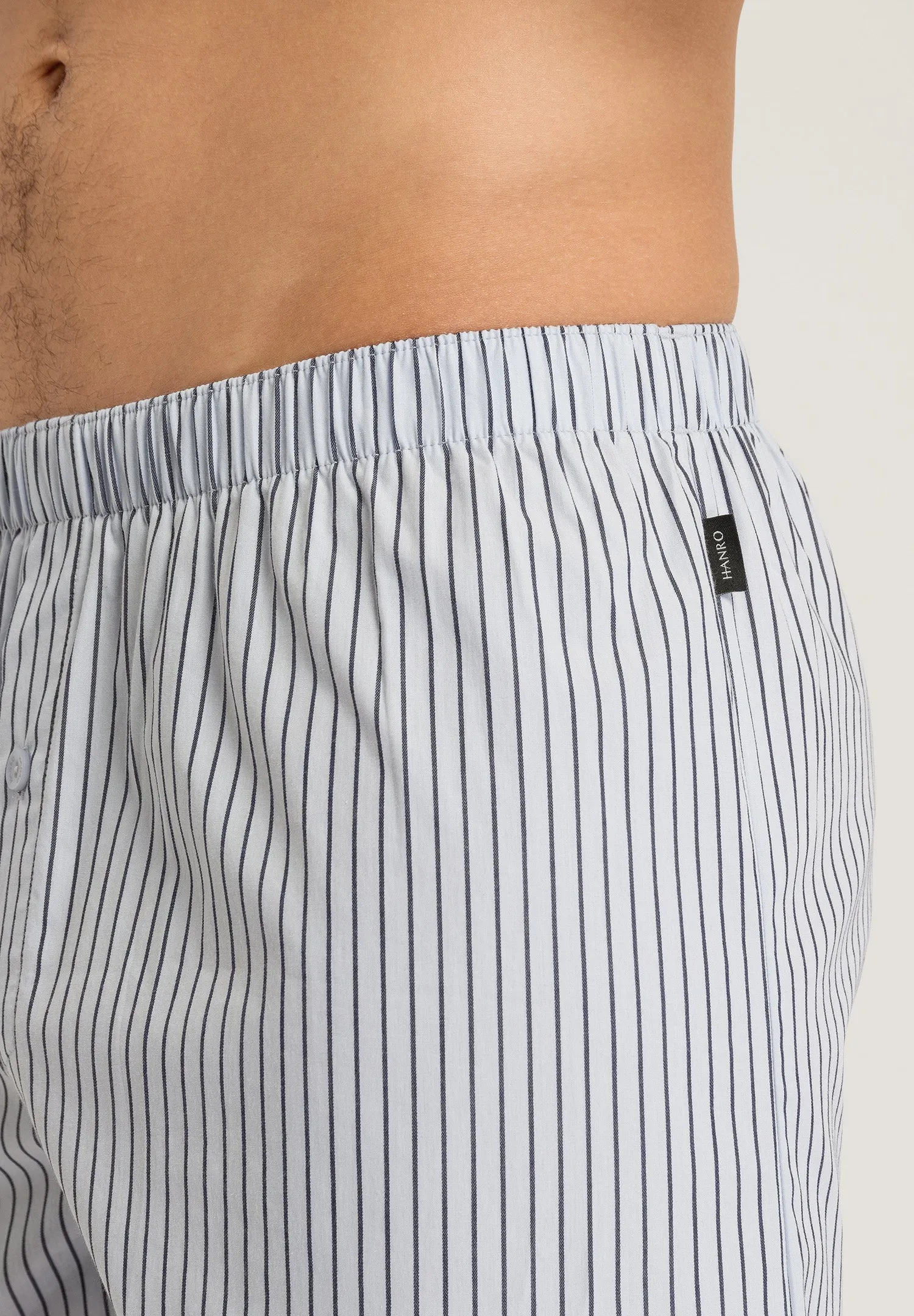 Fancy Woven Boxer | Light Grey Stripe 74013-1249