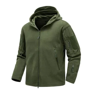 Fleece Breathable Solid Single-Layer Field Jacket