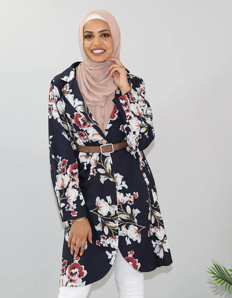 Floral Print Jacket