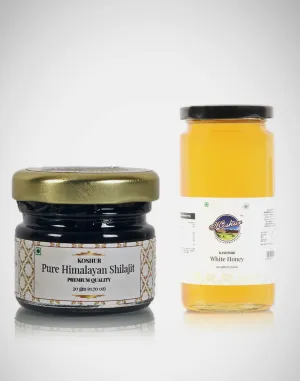 Koshur Kashmiri White Honey and Shilajit Combo