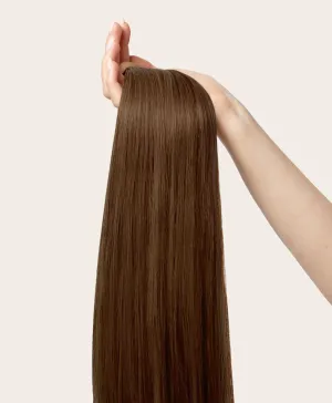 Light Brown, 16" Classic Clip-In Hair Extensions, #6 | 100g