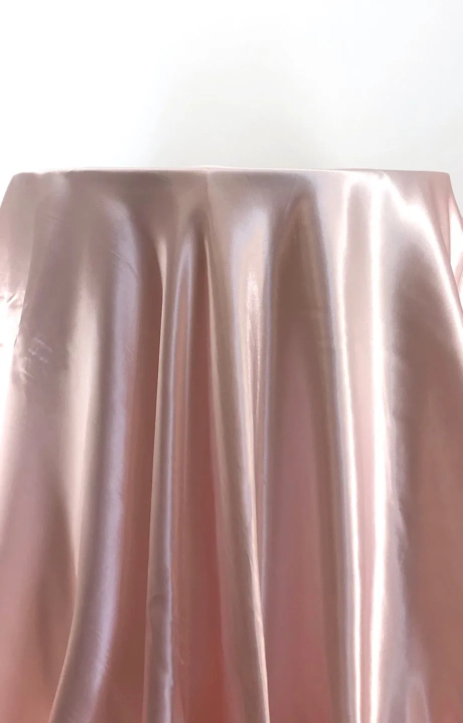 Light Pink Satin Tablecloth