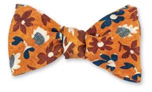 Orange Walham Floral Bow Tie - B5604