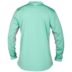 Stormr Mens L/S UV Shield Shirt Mint Polyester 50  Wicking