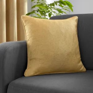 Strata Cushion by Fusion in Ochre 43 x 43cm