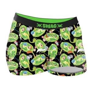 SWAG - 3" Women's Rick and Morty Boy Short