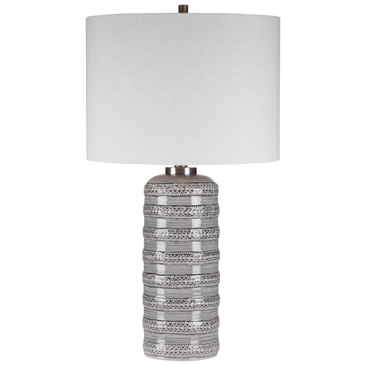 Uttermost Alenon Light Gray Table Lamp