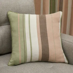 Whitworth Filled Cushion by Fusion in Green 43 x 43cm